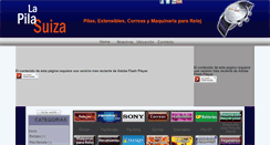 Desktop Screenshot of lapilasuiza.mx